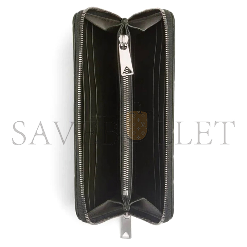 BOTTEGA VENETA INTRECCIATO ZIP-AROUND WALLET CAMPING 593217 (19*10*2cm)